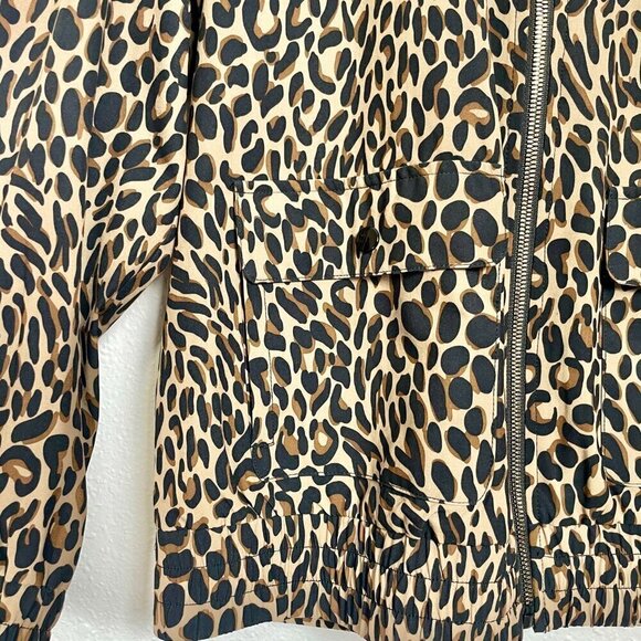 Chico's Zenergy Cheetah-Print Zip Athletic Jacket Size 1 (Us 8-10) - Picture 3 of 12
